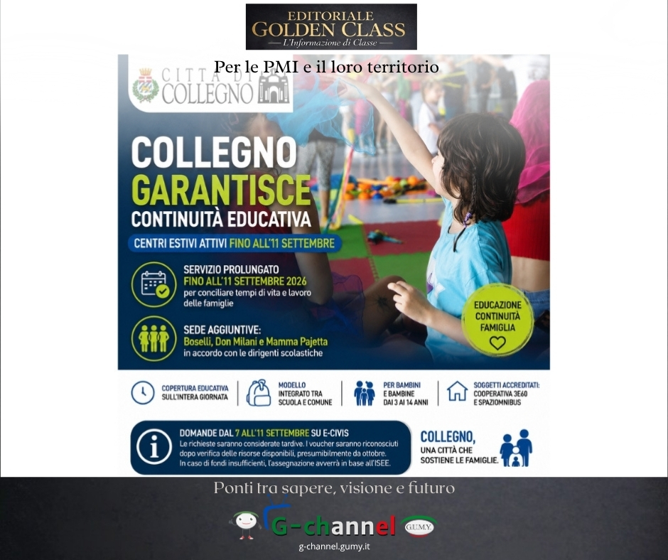 Collegno, centri estivi aperti fino all’11 settembre 2026